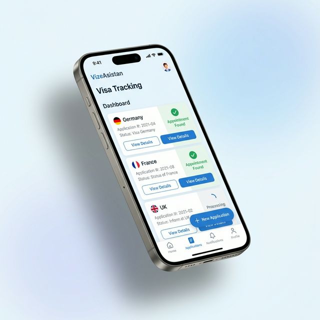 VizeAsistan Uygulama Ekranı
